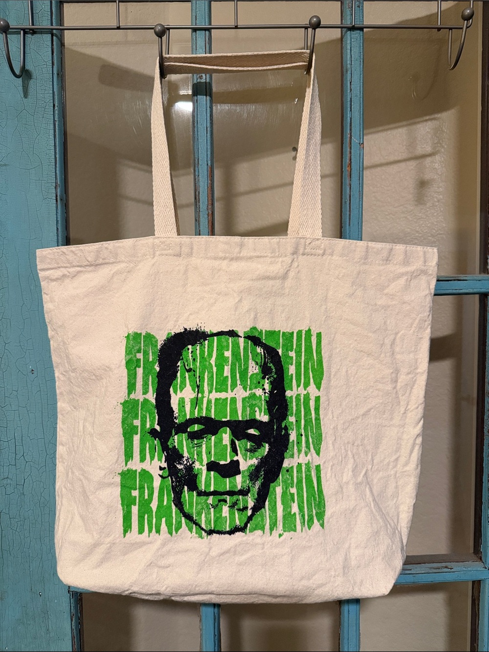 NWOT Frankenstein Canvas Tote Bag
